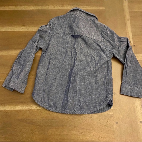 Hudson Toddler Button Down Long Sleeve Shirt - Picture 4 of 6